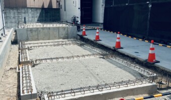 地中梁基礎工事